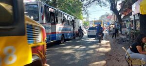 Zona del mercado: Buses de pasajeros deberán circular solo por el lado derecho » San Lorenzo PY