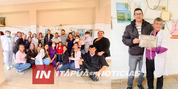 LUEGO DE 32 AÑOS DE SERVICIO SE RETIRÓ EL DR. OMAR GALEANO DEL H.R.E. - Itapúa Noticias