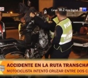 Maniobra temeraria casi les costó la vida a motociclistas - Paraguay.com