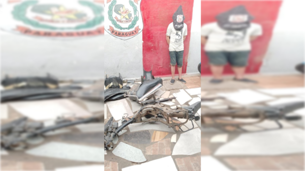 Una buena y otra mala: encontraron la moto robada; le faltaban el motor, ruedas, faros...