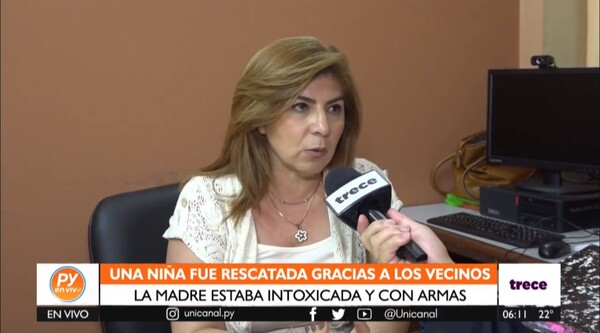 Detienen a una mujer denunciada por violencia y rescatan a su hija - trece