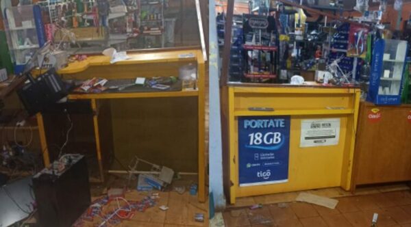 Entró a un local para robar, se cortó con el vidrio y murió desangrado - Noticiero Paraguay