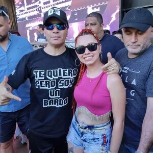Ramonita Vera compartió escenario con Pablito Lescano en España