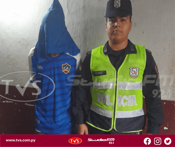 INGRESÓ A HURTAR EN UN DEPARTAMENTO DE LA ZONA CÉNTRICA DE ENCARNACIÓN Y QUEDÓ DETENIDO