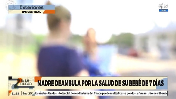 Diario HOY | Recorrió tres hospitales de IPS con su bebé pero no fue atendida por falta de neonatólogos