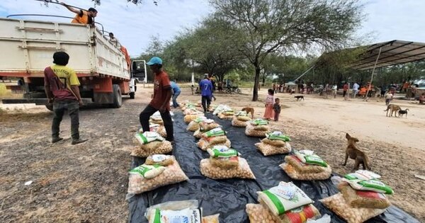 SEN entrega más de 70.000 kg de alimentos y proporciona agua potable a comunidades indígenas del Chaco ante la sequía
