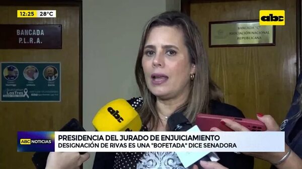 Video: Designación de Hernán Rivas es una “bofetada” dice senadora - ABC Noticias - ABC Color