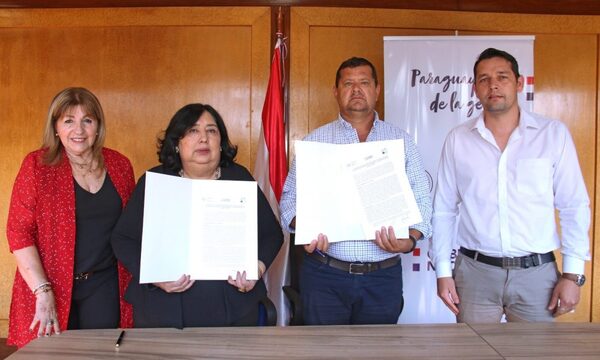 El MINNA firmó un convenio de cooperación con la Municipalidad de Juan E. O´Leary