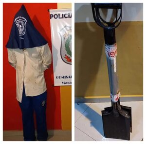 Es aprehendido por aparentemente roba tres palas - Policiales - ABC Color
