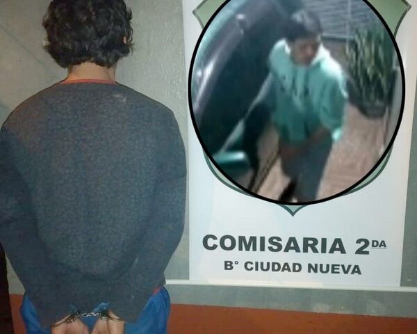 Capturan a dos marginales y recuperan objetos robados en barrio Ciudad Nueva – Diario TNPRESS