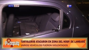 Impune ataque de tortoleros en zona del Hospital de Lambaré - Noticias Paraguay