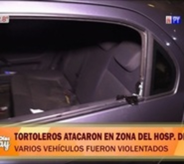Tortoleros atracaron varios autos en zona del Hospital de Lambaré - Paraguay.com