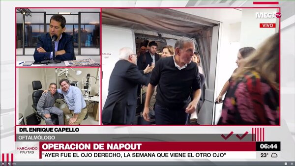 Operan a Napout en el ojo derecho y se espera la cirugía en el izquierdo la próxima semana - ADN Digital