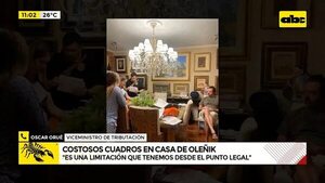 Video: Costosos cuadros en casa de Oleñik - ABC Noticias - ABC Color