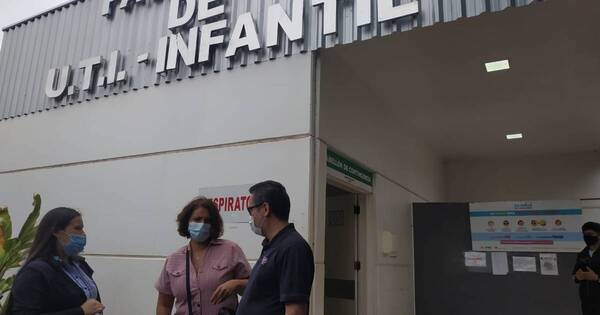 La Nación / Salud inspecciona obras de adecuación de un pabellón para UTI Pediátrica en CDE