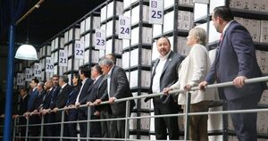 Aduana inauguró en forma simultánea moderno archivo central y depósito