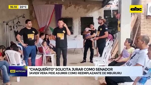 Video: ‘’Chaqueñito’' solicita jurar como senador - ABC Noticias - ABC Color