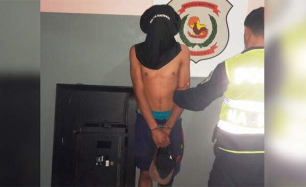 Detienen a joven y recuperan de su poder un televisor hurtado