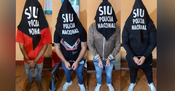 Identifican a presuntos miembros de la mafia italiana detenidos en Itacurubí del Rosario