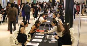 Hubo masiva concurrencia en feria de empleo en la Expo