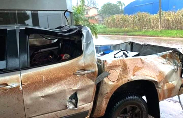 Breve, pero violento vendaval, causó destrozos en el Alto Paraná - La Clave