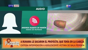 Retiran proyectil de la cabeza de Rhuama tras exitosa cirugía en Brasil - Noticias Paraguay