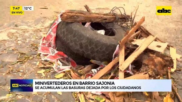 Video: Minivertederos en barrio Sajonia - ABC Noticias - ABC Color