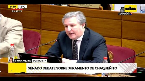 Video: Senado debate sobre juramento de Chaqueñito - ABC Noticias - ABC Color