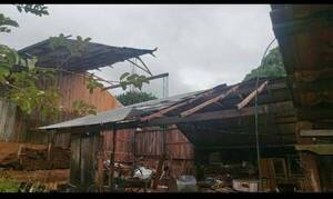 [GALERÍA] Reportan más destrozos en Caaguazú tras temporal.