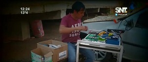 Hombre montó un taller en el Hospital - SNT