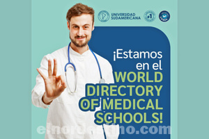 Universidad Sudamericana está registrada en el Directorio Mundial de Facultades de Medicina, controlado por la OMS - El Nordestino