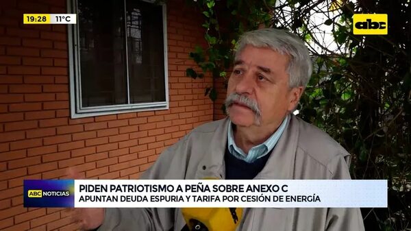 Video: Piden patriotismo a Santiago Peña sobre Anexo C del Tratado de Itaipú - ABC Noticias - ABC Color