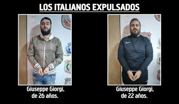 Supuestos miembros de la mafia italiana serán expulsados del país