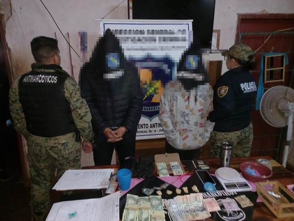Diario HOY | Tres allanamientos en Paraguarí: una pareja detenida con drogas
