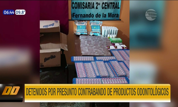Detenidos por presunto contrabando de productos odontológicos | Telefuturo