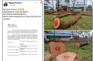 Para la Justicia y el Ministerio Público, esto no fue daño al Medio Ambiente, y Prieto festeja