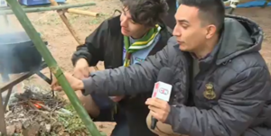 Encuentro Nacional de Scouts en el regimiento de Caballería nro. 4 - SNT