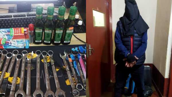 Sorprenden a presunto ladrón en un local en el circuito comercial