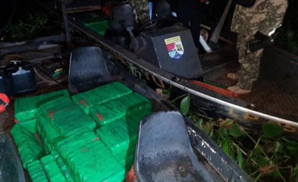 Incautan unos 500 kilos de marihuana, a orillas del río Paraná