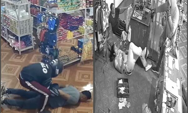 (Video). Violentos asaltantes que circulan en manada asaltaron comercio: ¡”Todos, cuerpo a tierra”!