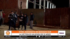 Joven es asesinado de un balazo en el Bañado Sur - trece