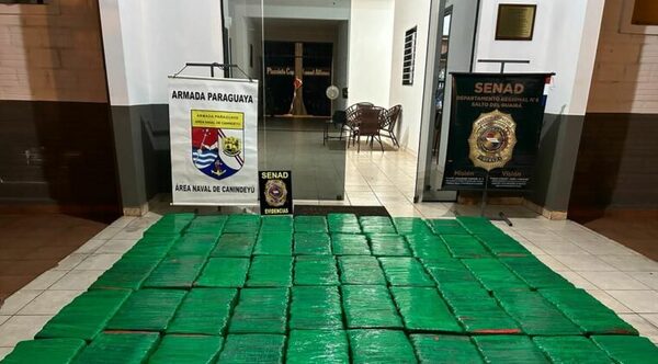 Requisan más de 400 kilos de marihuana a orillas del río Paraná