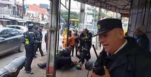 PMT que fue atropellada se encuentra bien » San Lorenzo PY