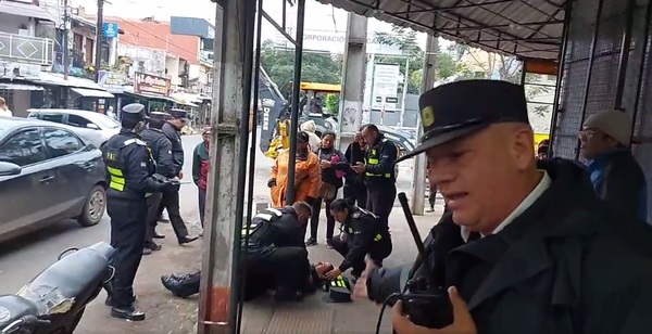 PMT que fue atropellada se encuentra bien » San Lorenzo PY