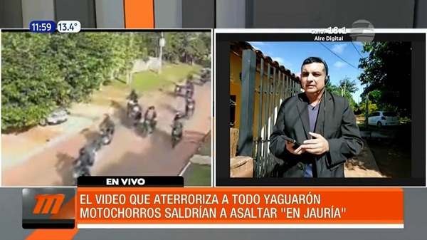 Enjambre de supuestos motochorros atemoriza a Yaguarón - Noticias Paraguay