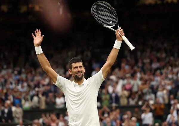 Novak Djokovic eliminó a Sinner y está en la final de Wimbledon - Tenis - ABC Color