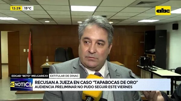 Video: recusan a jueza en caso “tapabocas de oro” - ABC Noticias - ABC Color