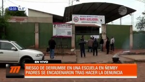 Padres de alumnos se encadenan en escuela de Ñemby | Telefuturo