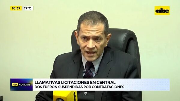 Video: Llamativas licitaciones en Central - ABC Noticias - ABC Color