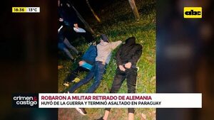 Video: Militar retirado de Alemania huyó de la guerra, se mudó a Paraguay y terminó asaltado - Crimen y castigo - ABC Color